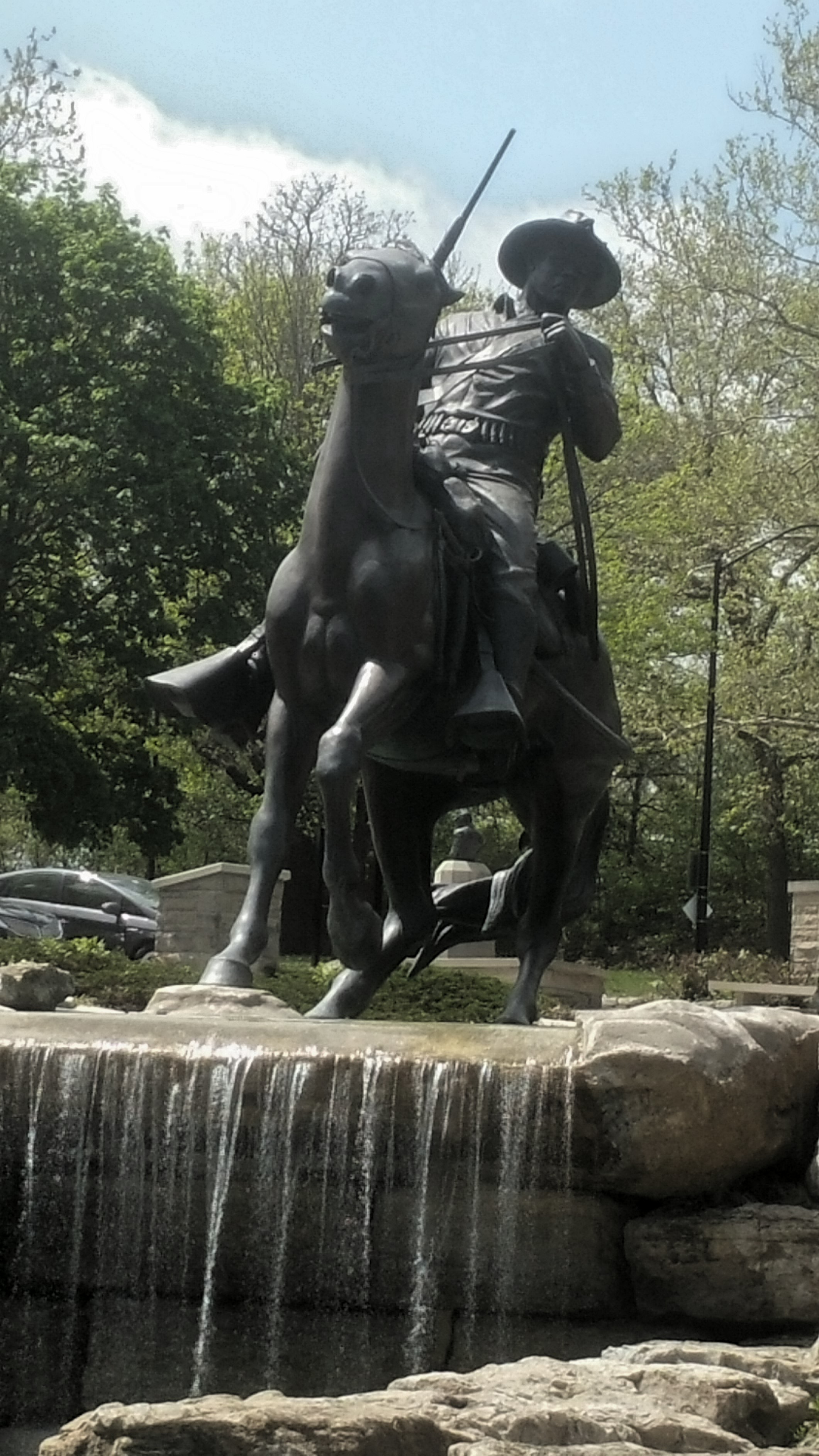 The National Buffalo Soldiers Monument at Fort Leavenworth - Buffalo