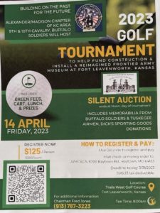 Alexander/Madison Chapter, 9th & 10th Cavalry, Buffalo Soldiers, 2023 Golf Tournament & Silent Auction